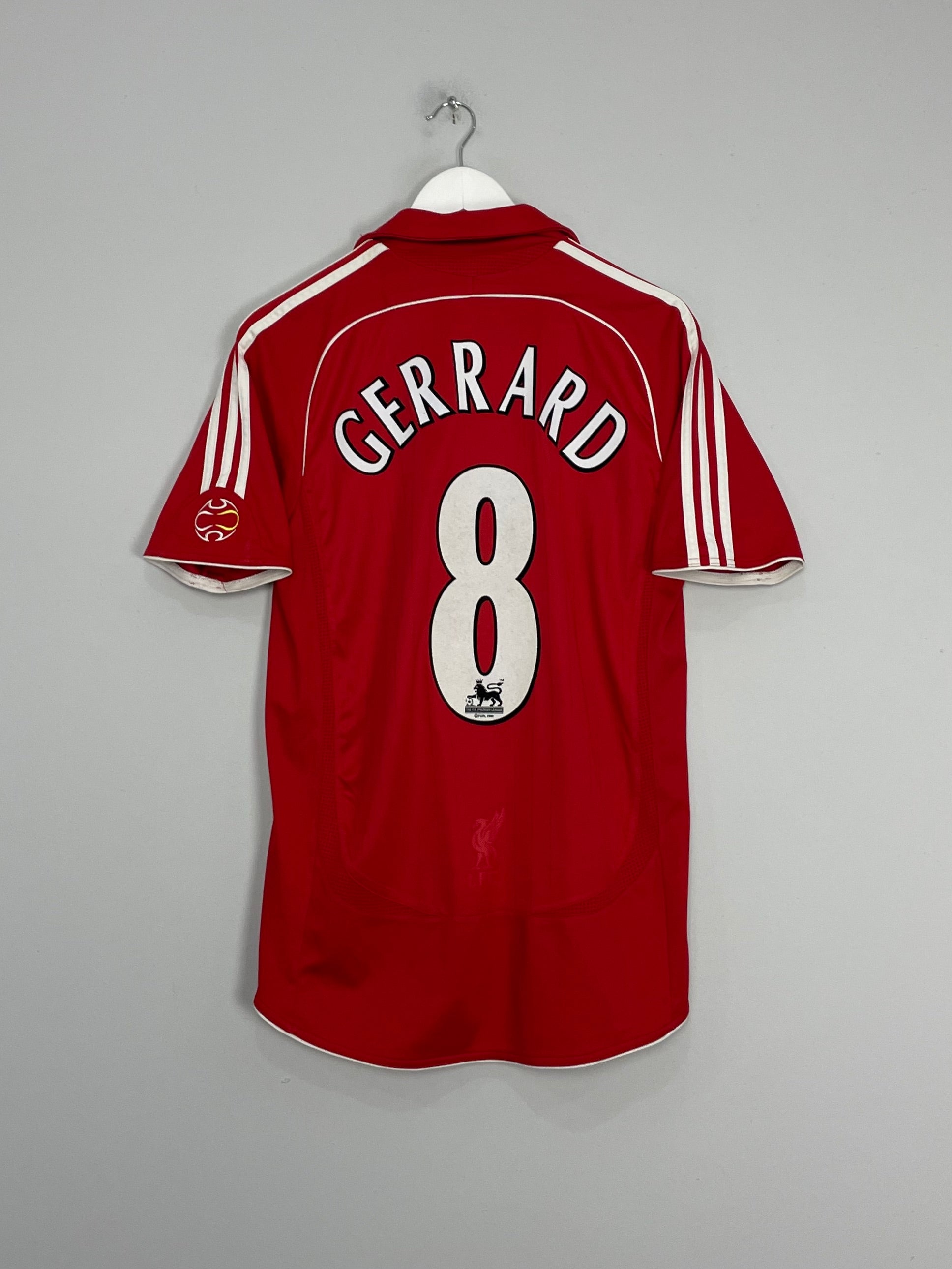 2007/08 LIVERPOOL GERRARD #8 HOME SHIRT (S) ADIDAS