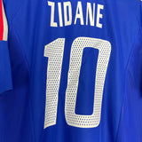 2002/04 FRANCE ZIDANE #10 HOME SHIRT (L) ADIDAS