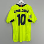 2005/06 BARCELONA RONALDINHO #10 AWAY SHIRT (L) NIKE