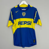 2004/05 BOCA JUNIORS HOME SHIRT (M) NIKE