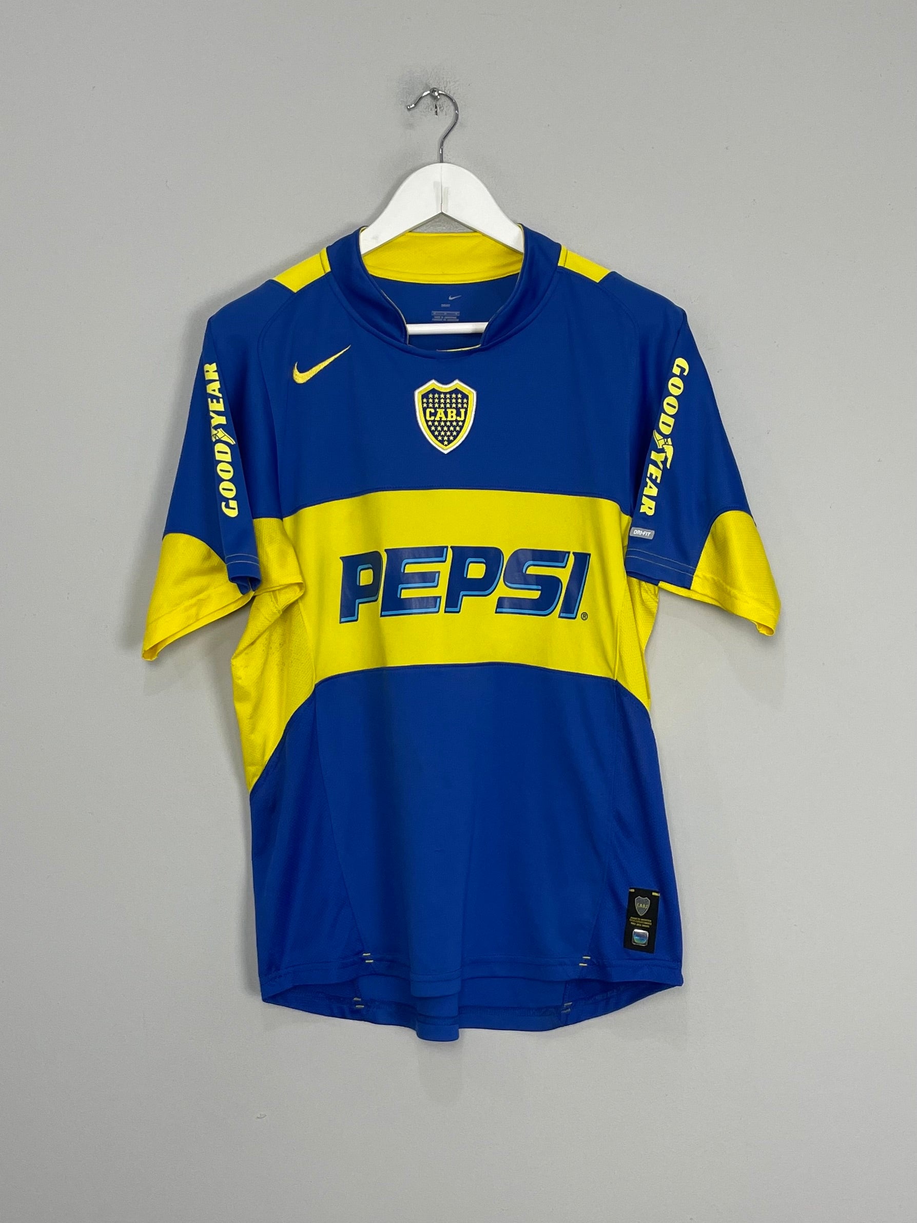 2004/05 BOCA JUNIORS HOME SHIRT (M) NIKE