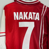 1998/99 PERUGIA NAKATA #7 L/S HOME SHIRT (L) GALEX