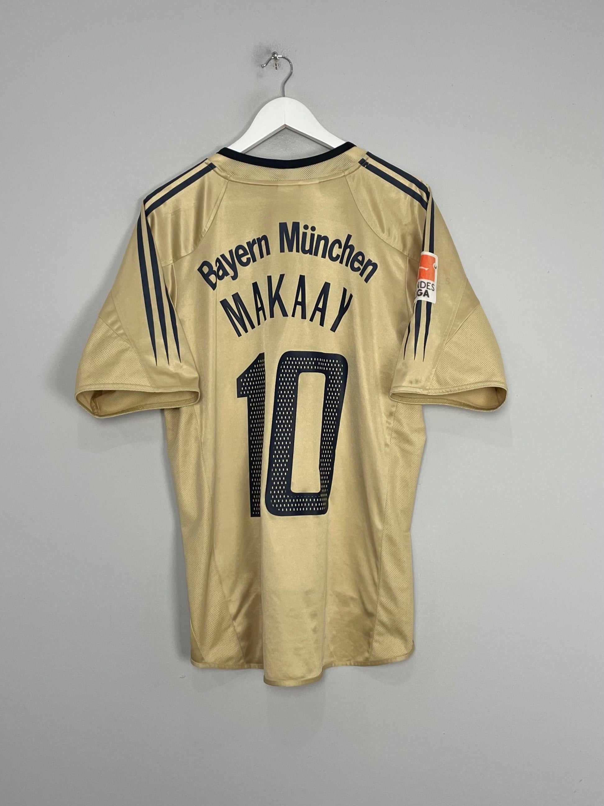 2004/05 BAYERN MUNICH MAKAAY #10 AWAY SHIRT (L) ADIDAS