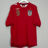 2006/08 ENGLAND ROONEY #9 AWAY SHIRT (XL) UMBRO