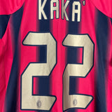 2004/05 AC MILAN KAKA #22 *PLAYER ISSUE* HOME SHIRT (L) ADIDAS