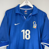 1998/99 ITALY R.BAGGIO #18 HOME SHIRT (XL) NIKE