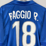 1998/99 ITALY R.BAGGIO #18 HOME SHIRT (XL) NIKE