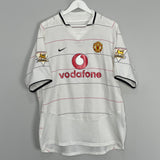 2003/05 MANCHESTER UNITED KEANE #16 AWAY SHIRT (L) NIKE