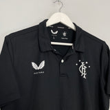 2020/21 RANGERS POLO SHIRT (L) CASTORE