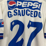 1999/00 CRUZ AZUL C.SAUCEDO #27 AWAY SHIRT (L) FILA