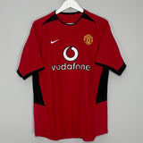 2002/04 MANCHESTER UNITED RONALDO #7 HOME SHIRT (M) NIKE