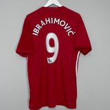 2016/17 MANCHESTER UNITED IBRAHIMOVIC #9 HOME SHIRT (XL) ADIDAS