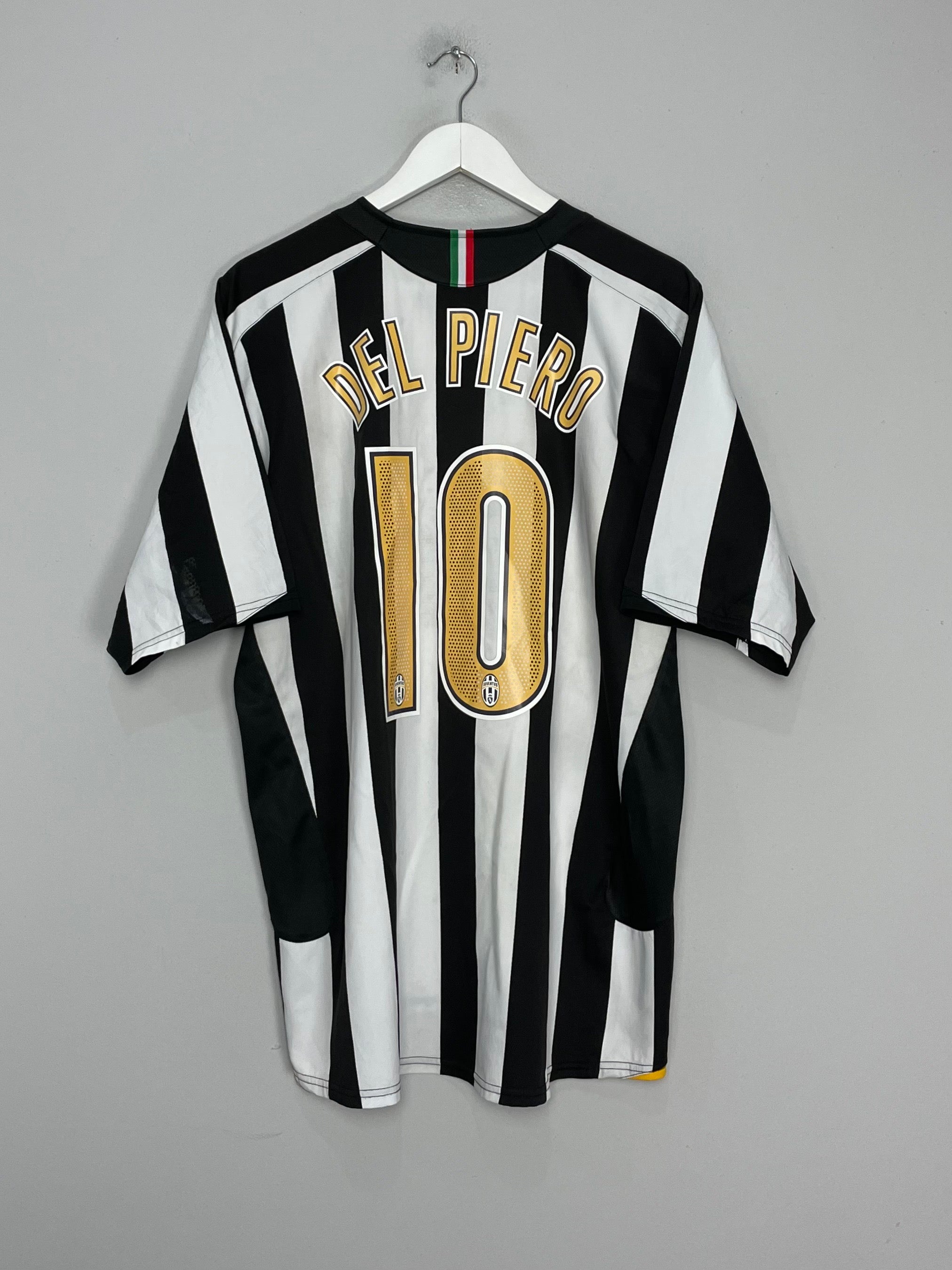 2005/06 JUVENTUS DEL PIERO #10 HOME SHIRT (XL) NIKE