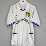 2002/03 LEEDS UNITED MILNER #38 HOME SHIRT (L) NIKE