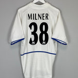 2002/03 LEEDS UNITED MILNER #38 HOME SHIRT (L) NIKE