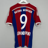 2014/15 BAYERN MUNICH LEWANDOWSKI #9 HOME SHIRT (M) ADIDAS