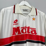 1993/94 AC MILAN L/S AWAY SHIRT (L) LOTTO