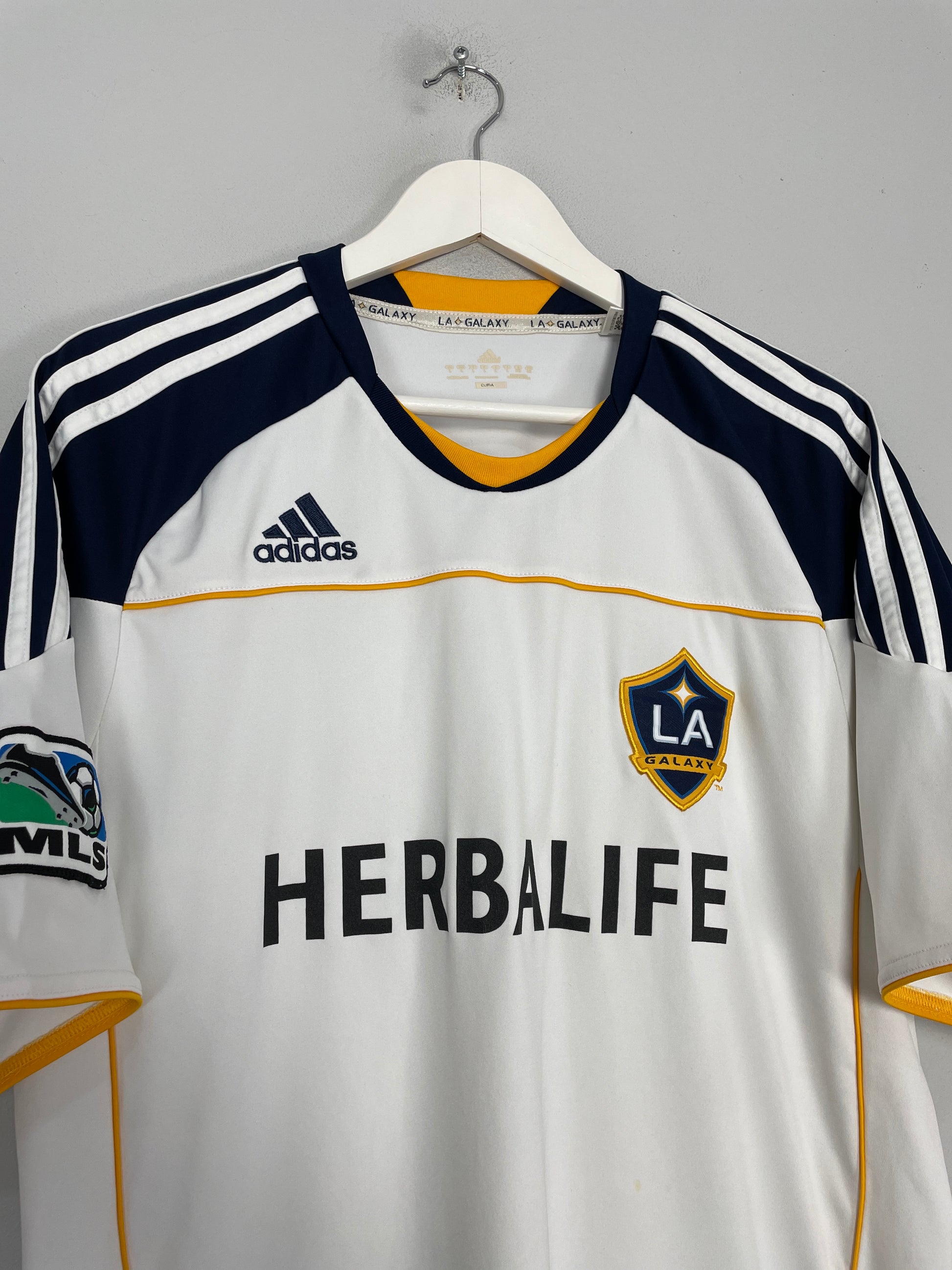 Los Angeles Galaxy Home football shirt 2010 - 2011. Sponsored by