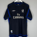 2002/03 CHELSEA DESAILLY #6 AWAY SHIRT (M) UMBRO