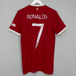 2021/22 MANCHESTER UNITED RONALDO #7 HOME SHIRT (M) ADIDAS