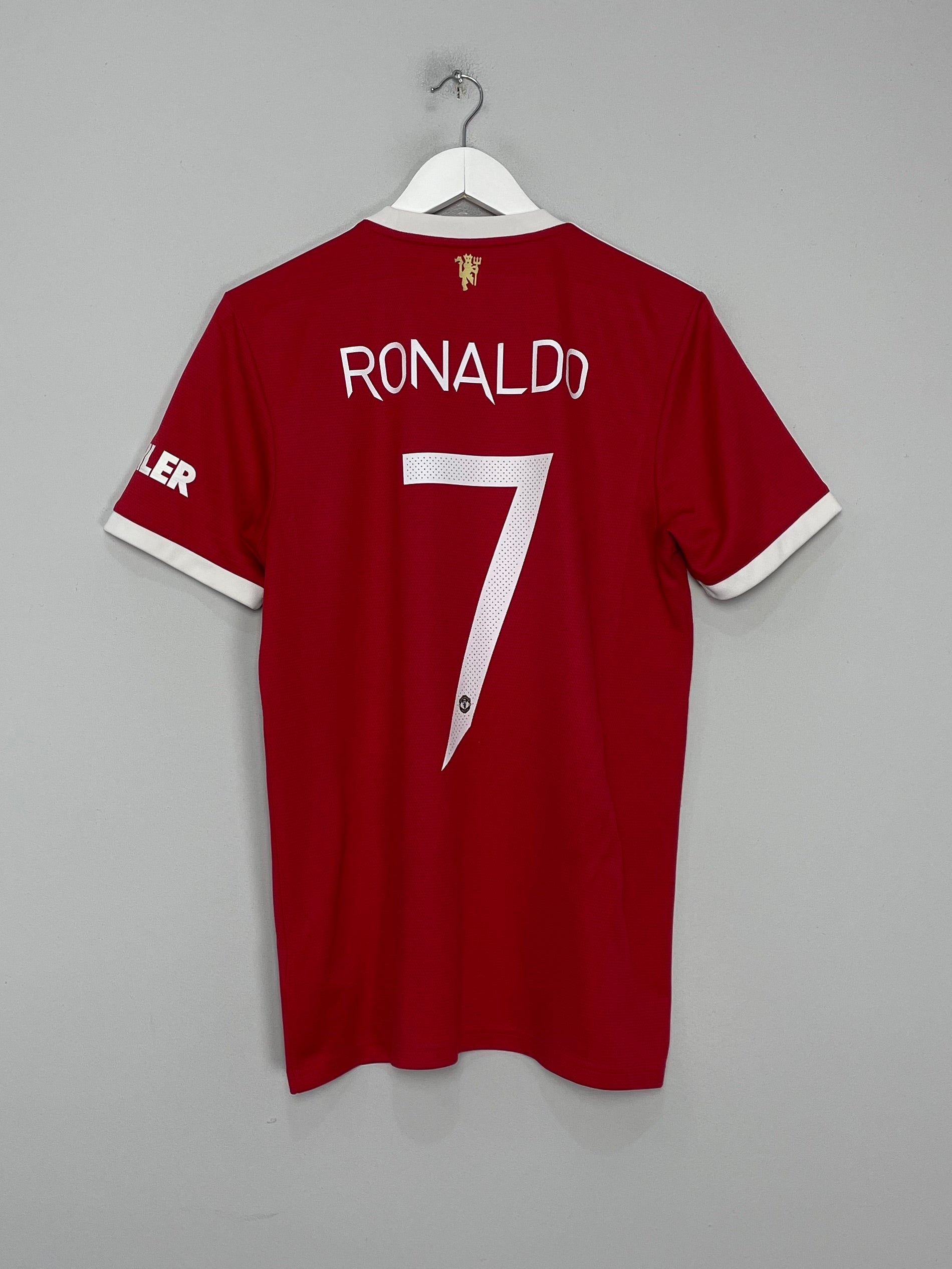 2021/22 MANCHESTER UNITED RONALDO #7 HOME SHIRT (M) ADIDAS