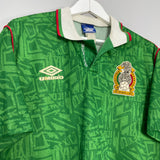 1992/94 MEXICO HOME SHIRT (L) UMBRO