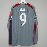 2008/10 LIVERPOOL TORRES #9 L/S AWAY SHIRT (L) ADIDAS