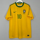 2010/11 BRAZIL KAKA #10 HOME SHIRT (XL) NIKE