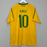 2010/11 BRAZIL KAKA #10 HOME SHIRT (XL) NIKE