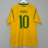 2010/11 BRAZIL KAKA #10 HOME SHIRT (XL) NIKE