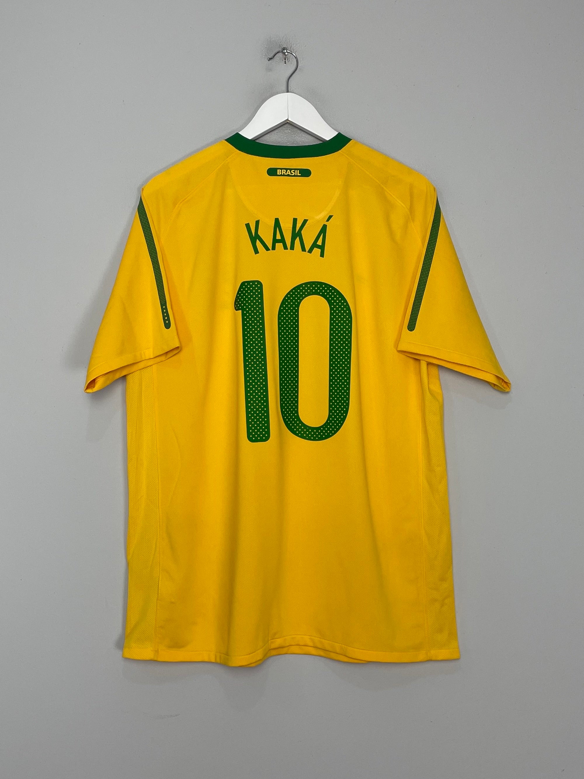 2010/11 BRAZIL KAKA #10 HOME SHIRT (XL) NIKE