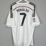 2014/15 REAL MADRID RONALDO #7 HOME SHIRT (XXL) ADIDAS