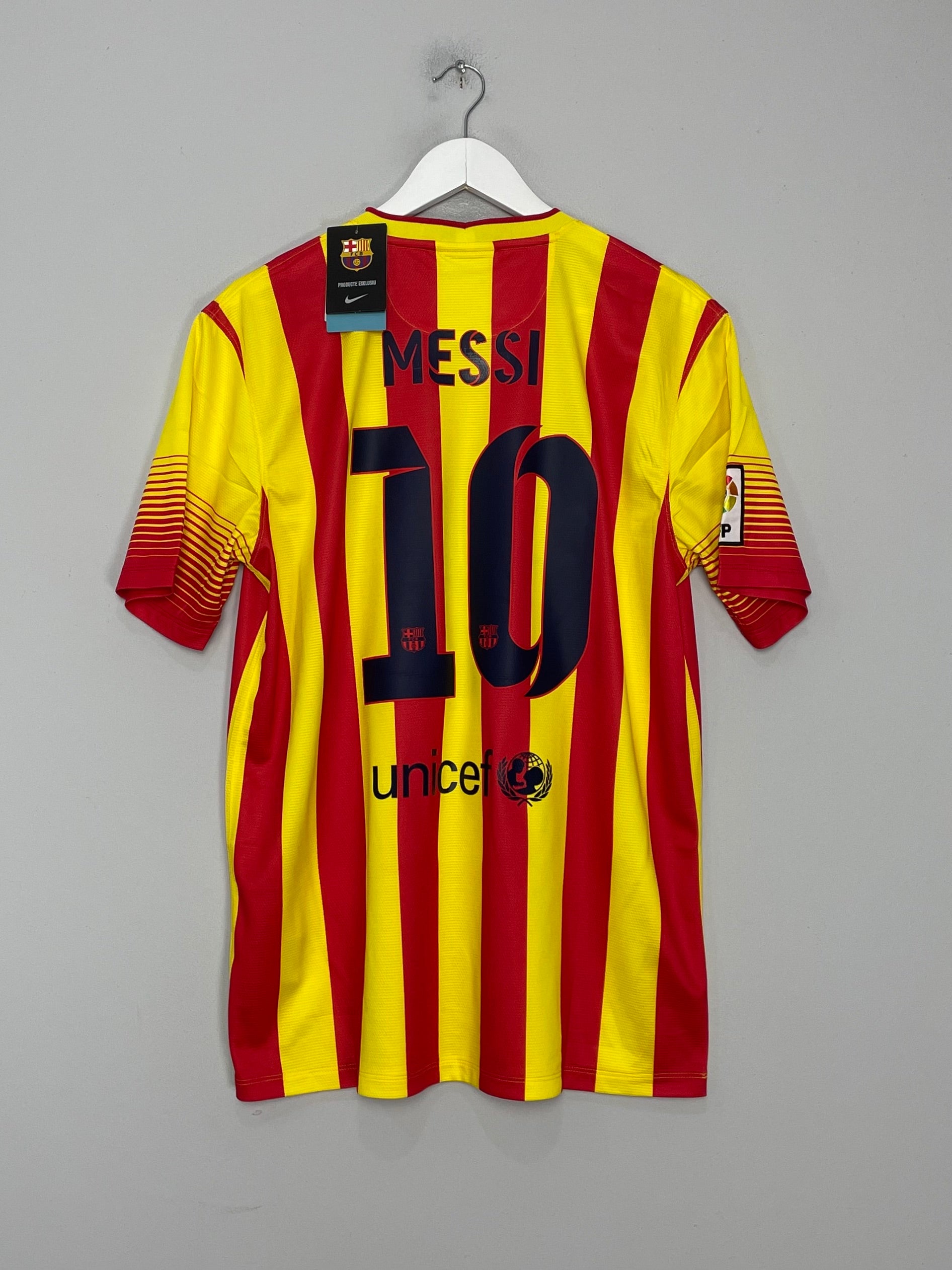 2013/14 BARCELONA MESSI #10 *BNWT* AWAY SHIRT (L) NIKE