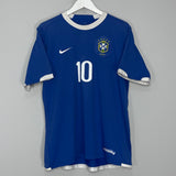 2006/07 BRAZIL RONALDINHO #10 AWAY SHIRT (L) NIKE