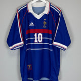 1998/00 FRANCE ZIDANE #10 HOME SHIRT (XL) ADIDAS