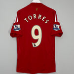 2008/10 LIVERPOOL TORRES #9 HOME SHIRT (M) ADIDAS