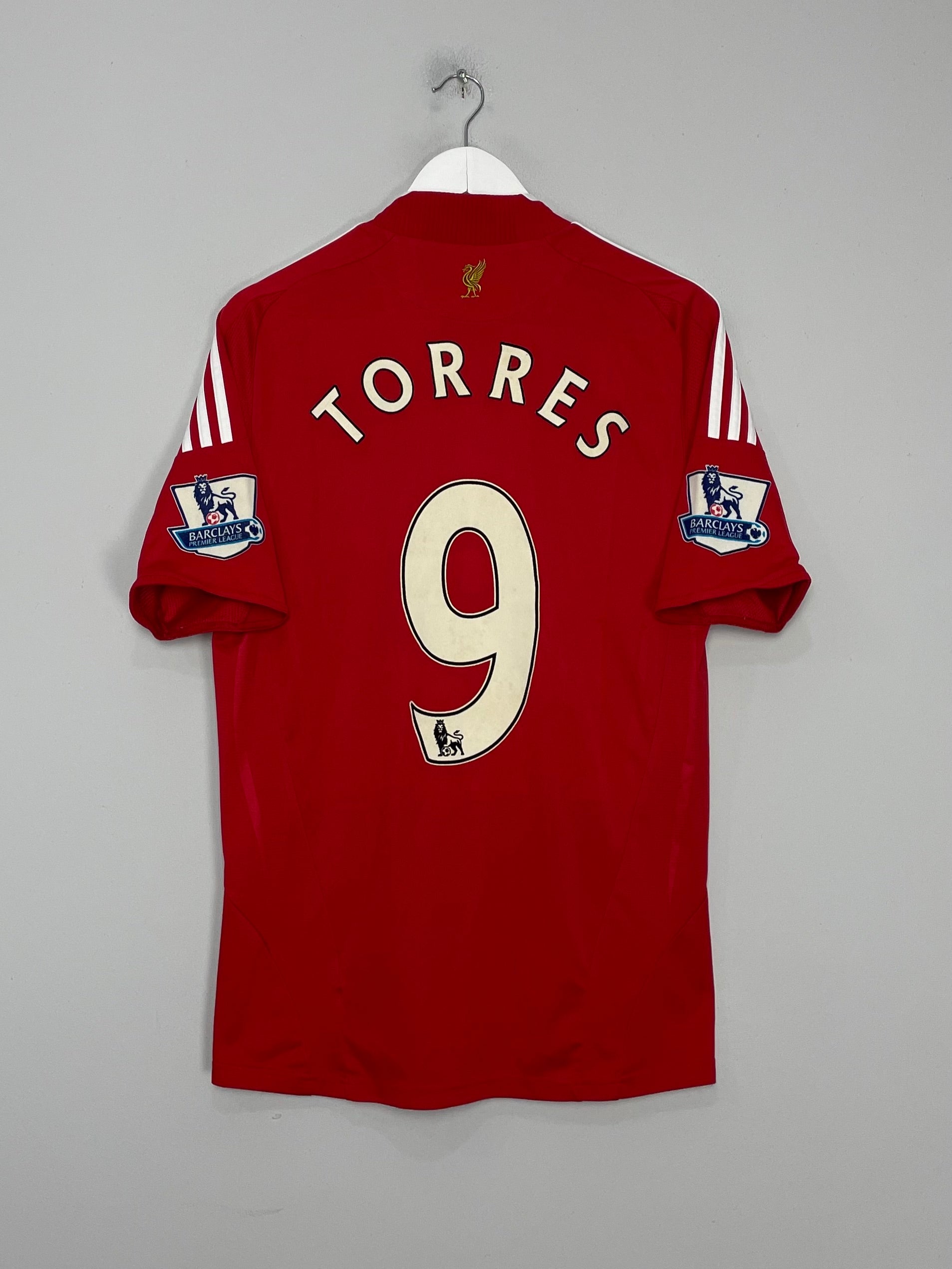 2008/10 LIVERPOOL TORRES #9 HOME SHIRT (M) ADIDAS