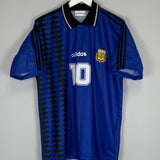 1994 ARGENTINA MARADONA #10 AWAY SHIRT (M) ADIDAS