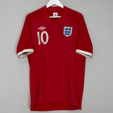 2010/11 ENGLAND ROONEY #10 AWAY SHIRT (L) UMBRO