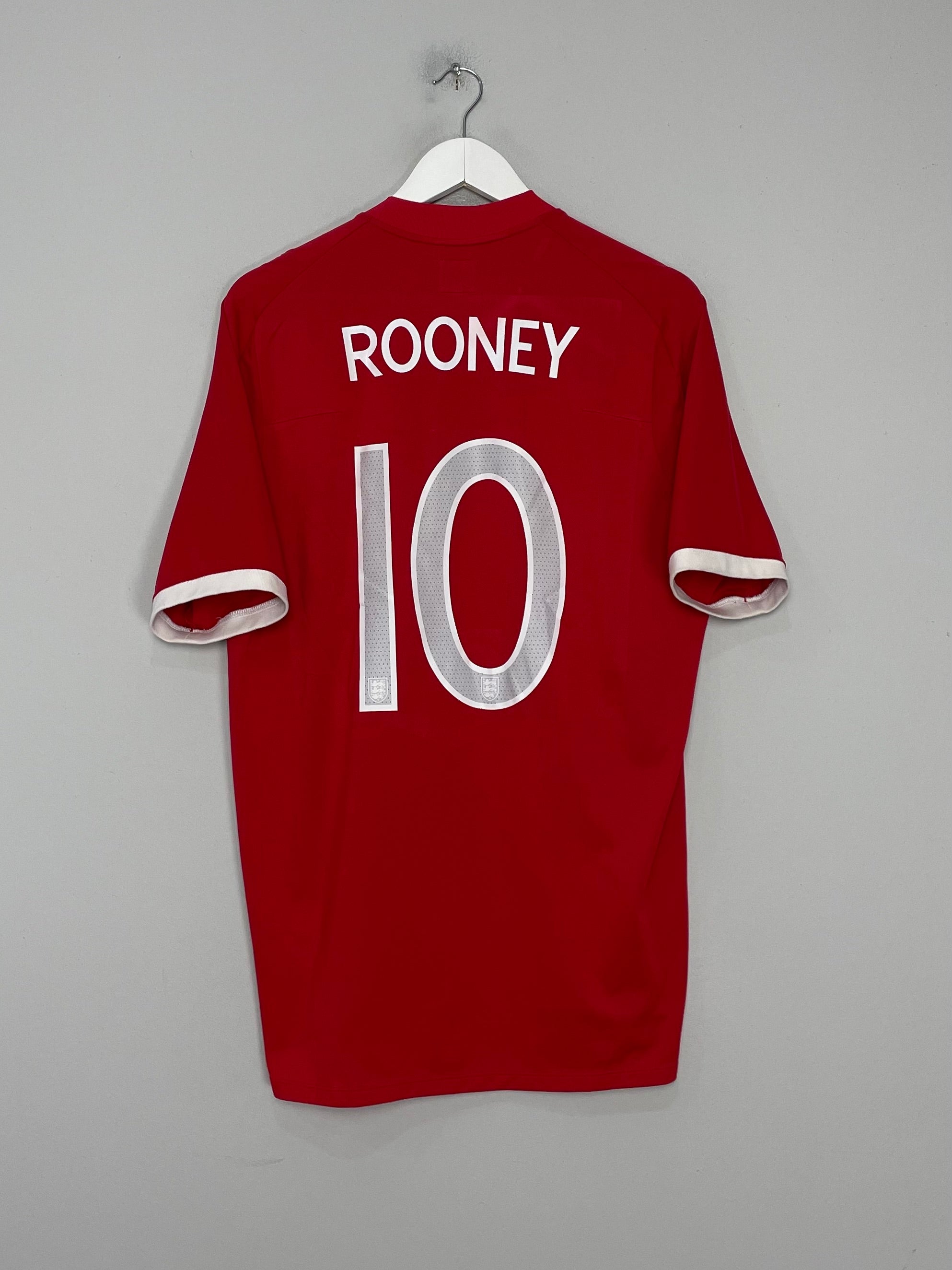 2010/11 ENGLAND ROONEY #10 AWAY SHIRT (L) UMBRO