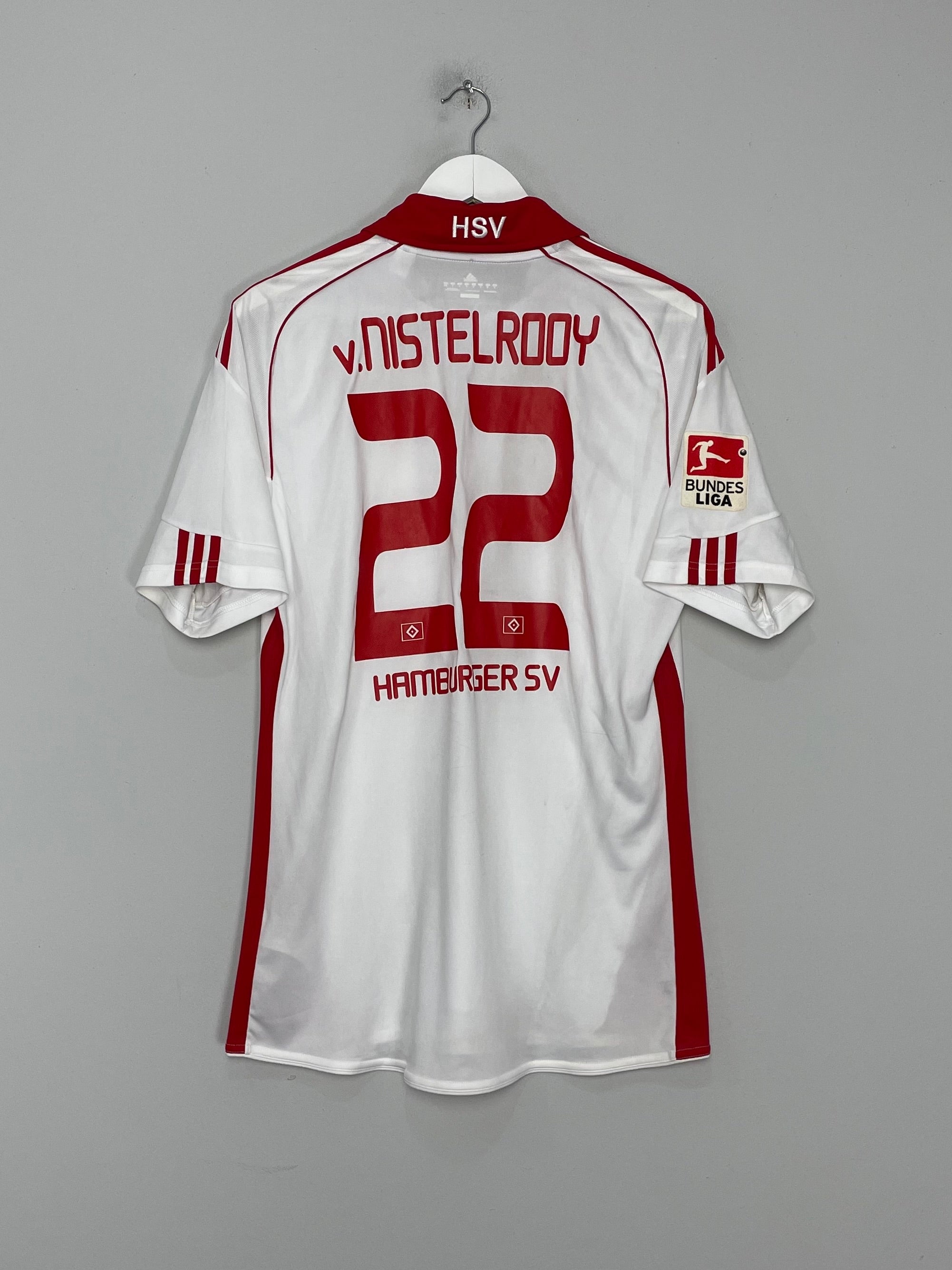 2010/11 HAMBURG V.NISTELROOY #10 HOME SHIRT (M) ADIDAS