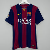 2014/15 BARCELONA MESSI #10 HOME SHIRT (M) NIKE