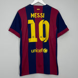 2014/15 BARCELONA MESSI #10 HOME SHIRT (M) NIKE