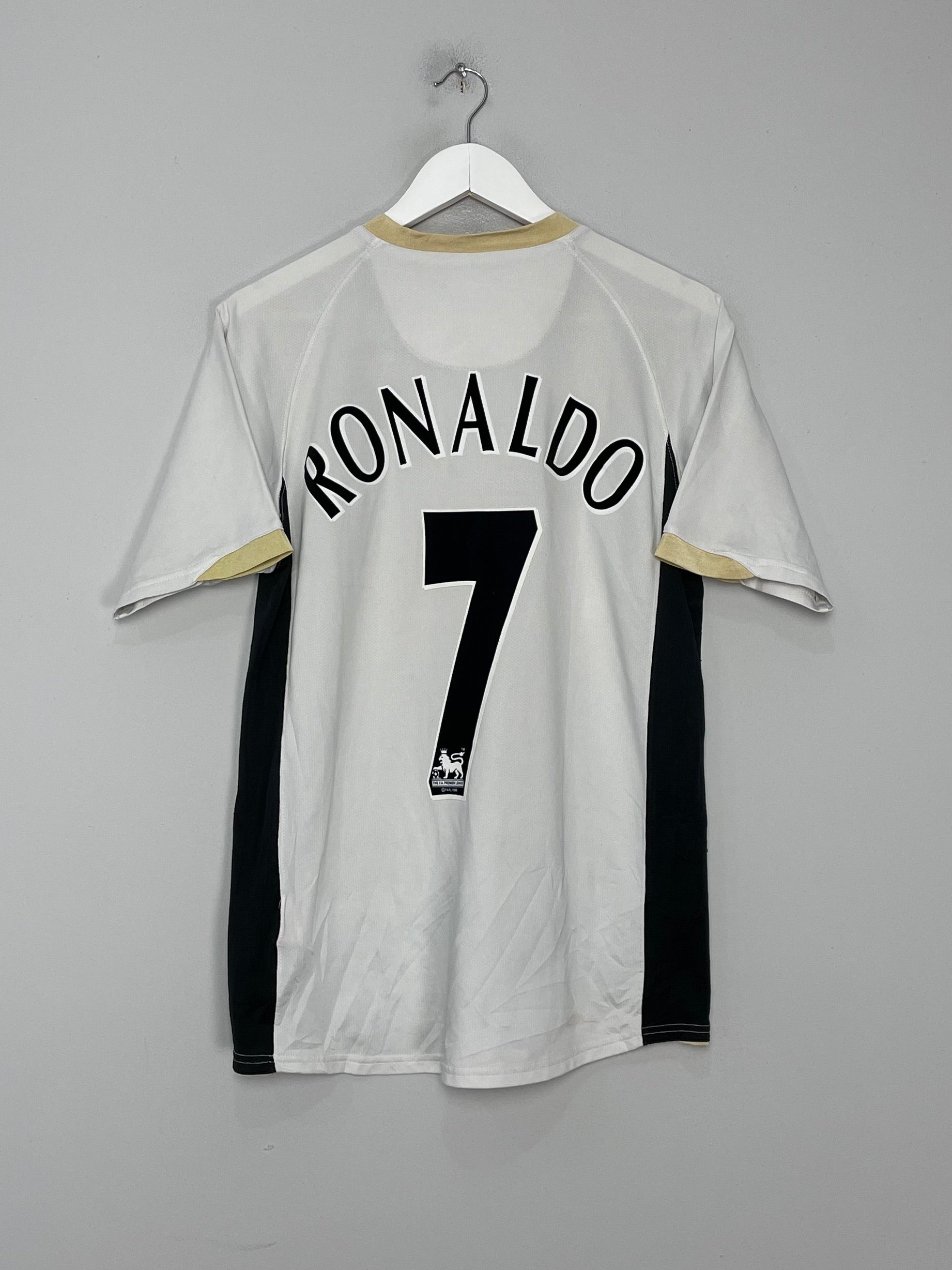 2006/08 MANCHESTER UNITED RONALDO #7 AWAY SHIRT (M) NIKE