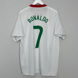 2008/10 PORTUGAL RONALDO #7 AWAY SHIRT (XL) NIKE