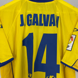 2002/03 VILLARREAL J.GALVAN #14 HOME SHIRT (L) KELME