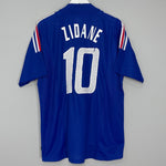 2002/04 FRANCE ZIDANE #10 HOME SHIRT (L) ADIDAS