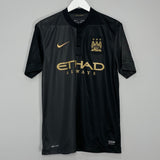 2013/14 MANCHESTER CITY KOMPANY #4 AWAY SHIRT (M) NIKE