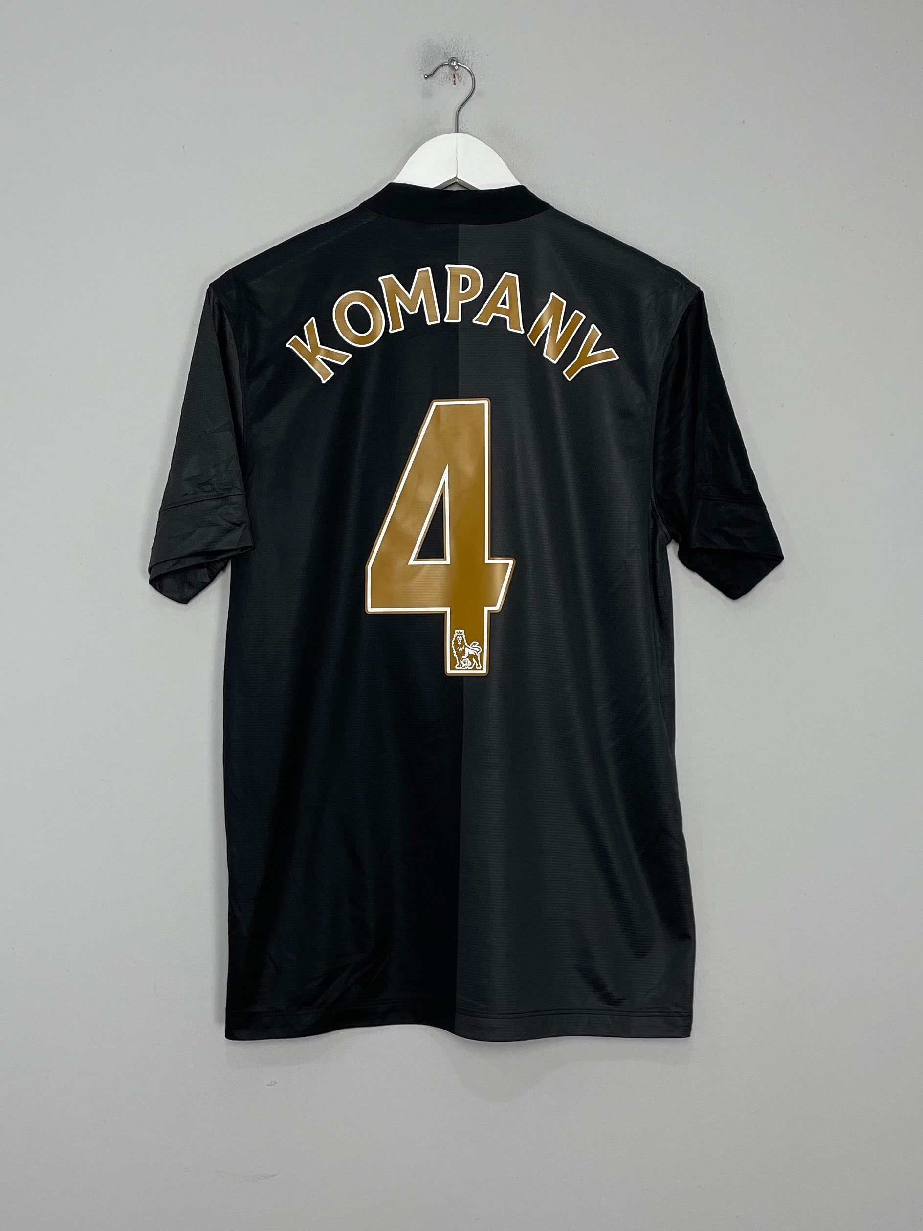 2013/14 MANCHESTER CITY KOMPANY #4 AWAY SHIRT (M) NIKE