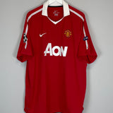 2010/11 MANCHESTER UNITED GIGGS #11 C/L HOME SHIRT (XXL) NIKE